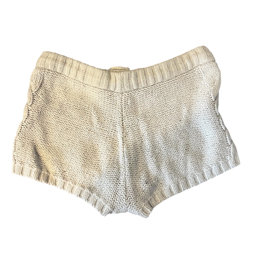 Aerie Knit Off White Shorts | Size Small - Picture 3 of 5
